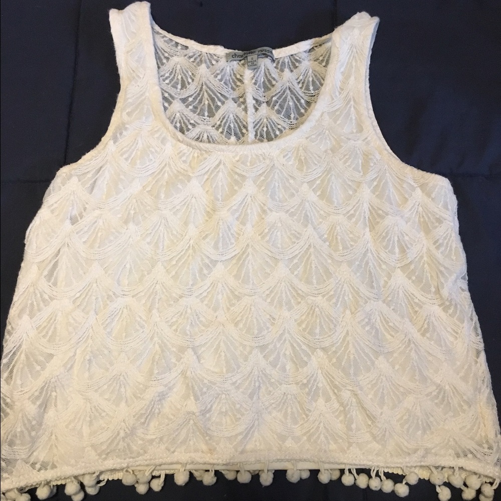 Charlotte Russe crop top, size smal
