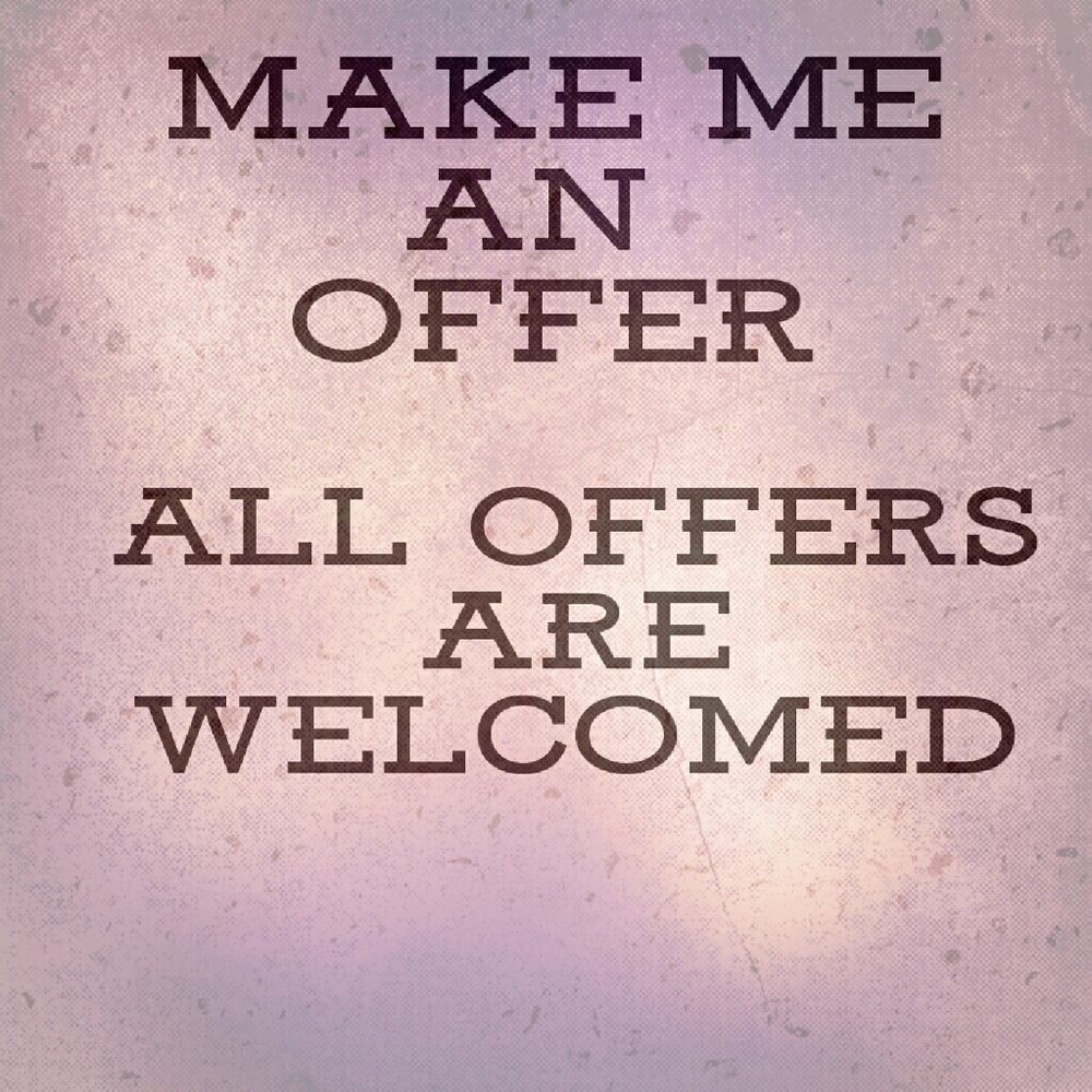 Don't like my price! Make an offer!!!!