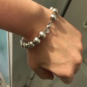 Tiffany's sterling silver ball bracelet