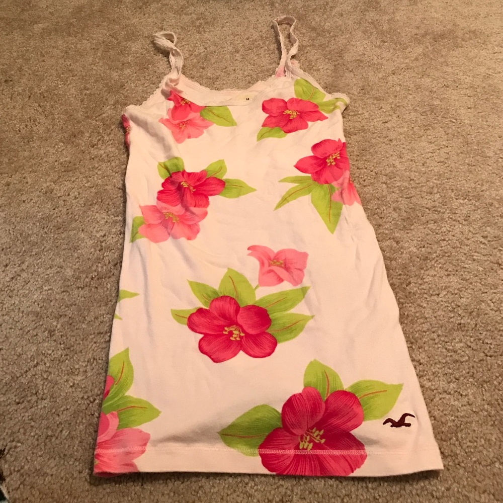 Hollister Floral Tank