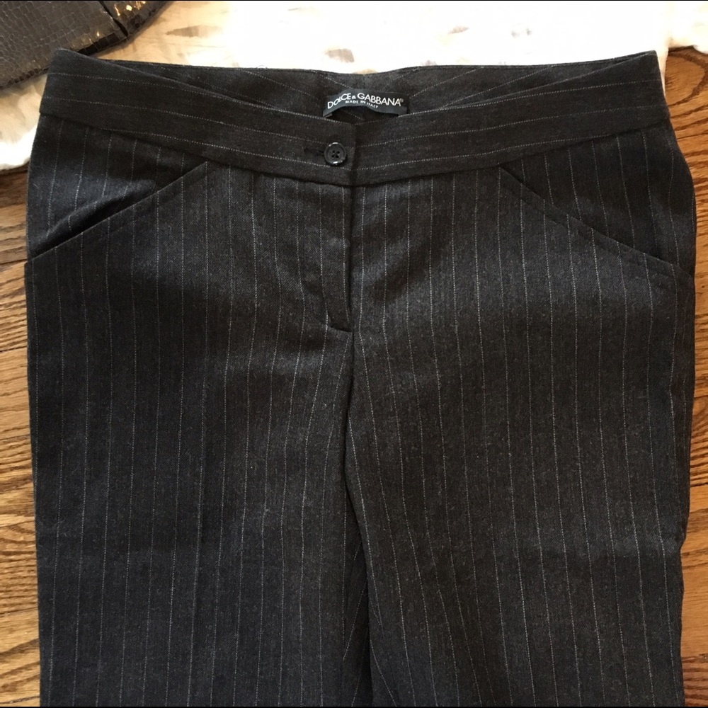 Dolce & Gabbana Wool Pinstripe pants - Picture 2 of 4