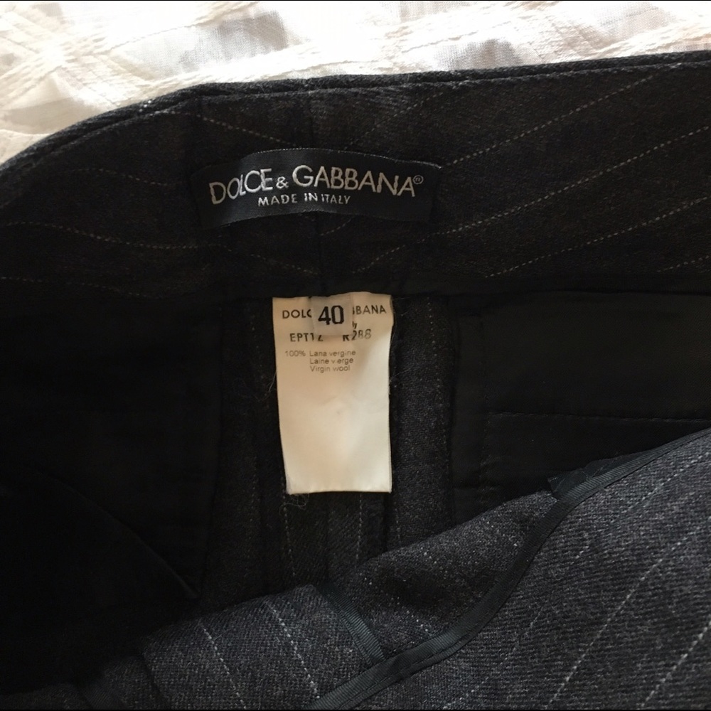 Dolce & Gabbana Wool Pinstripe pants - Picture 3 of 4