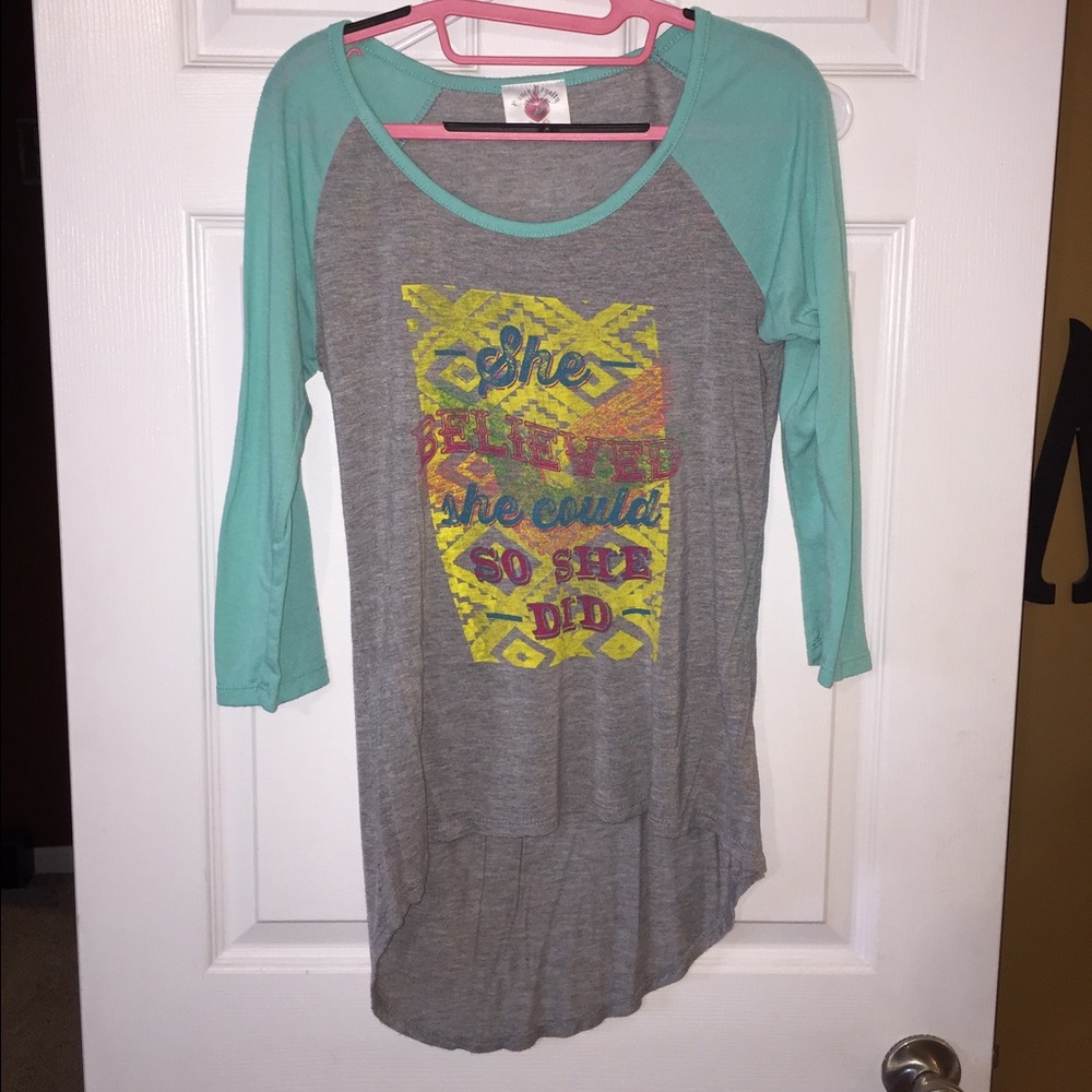 3/4 sleeve top size Lg