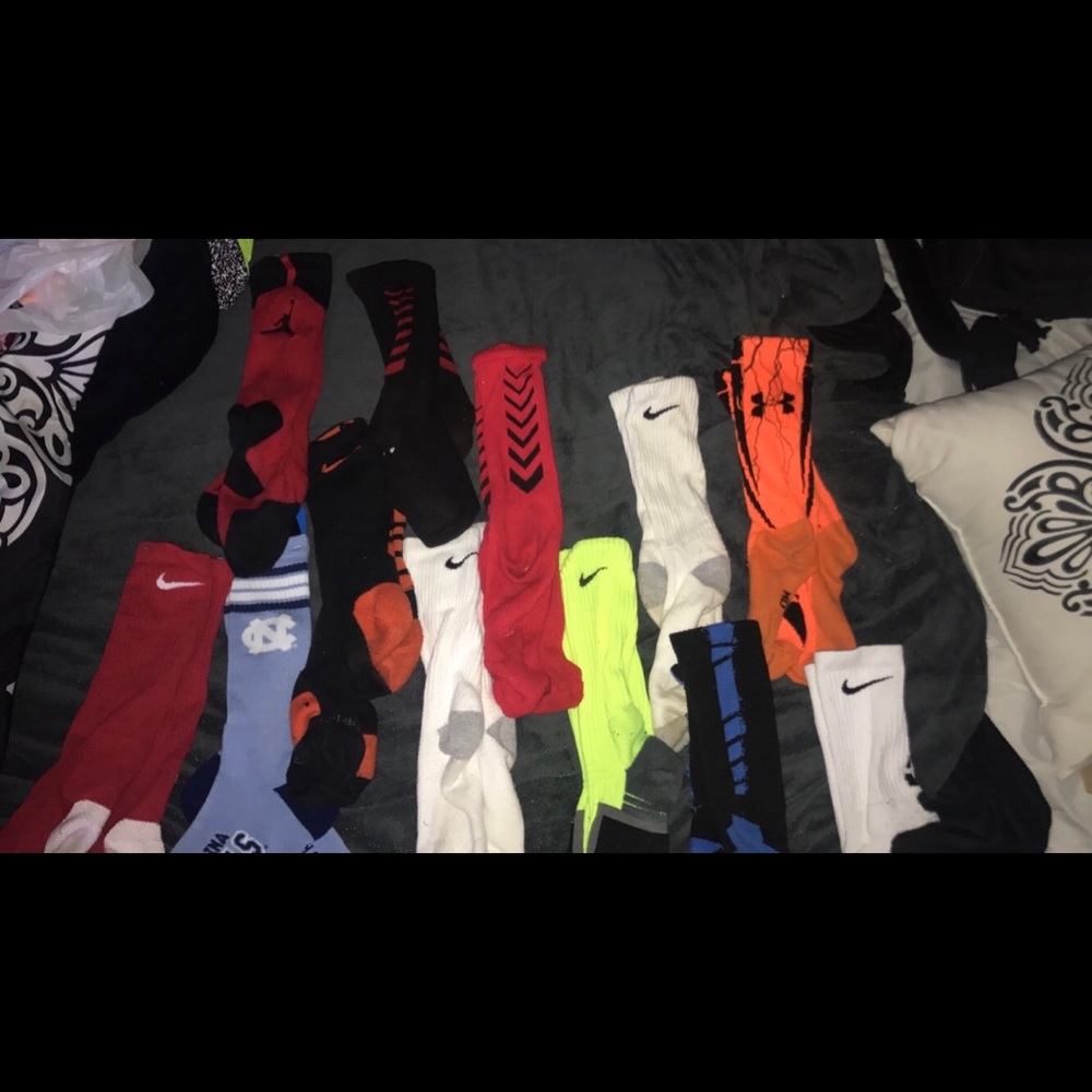 Nike Elite, Jordan Brand, Under Armor socks