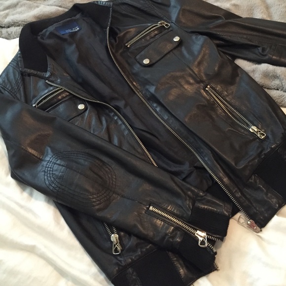 Men's ZARA Leather Jacket - Picture 3 of 6