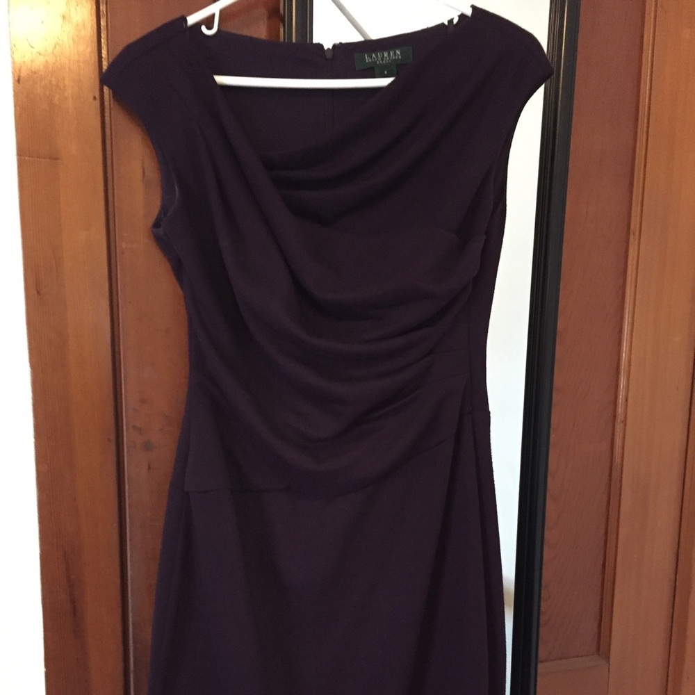 Ralph Lauren Purple knee length dress size 6