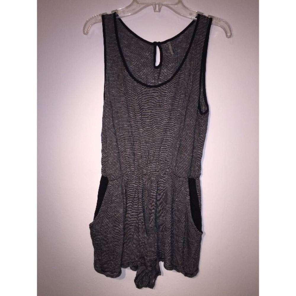 Black and white Romper