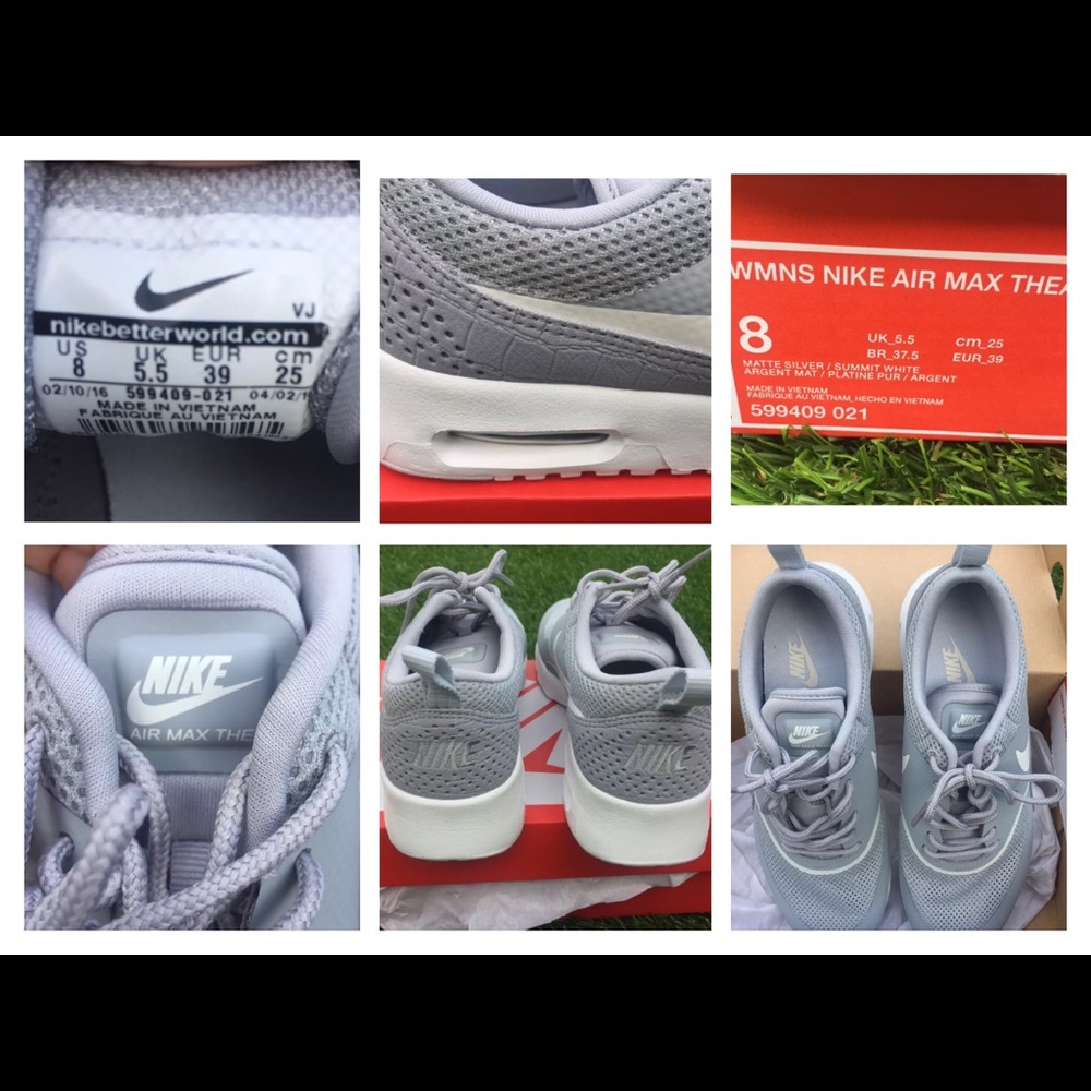 ๐HP๐ NIKE AIR MAX THEA MATTE SILVER NEW IN BOX - Picture 4 of 6