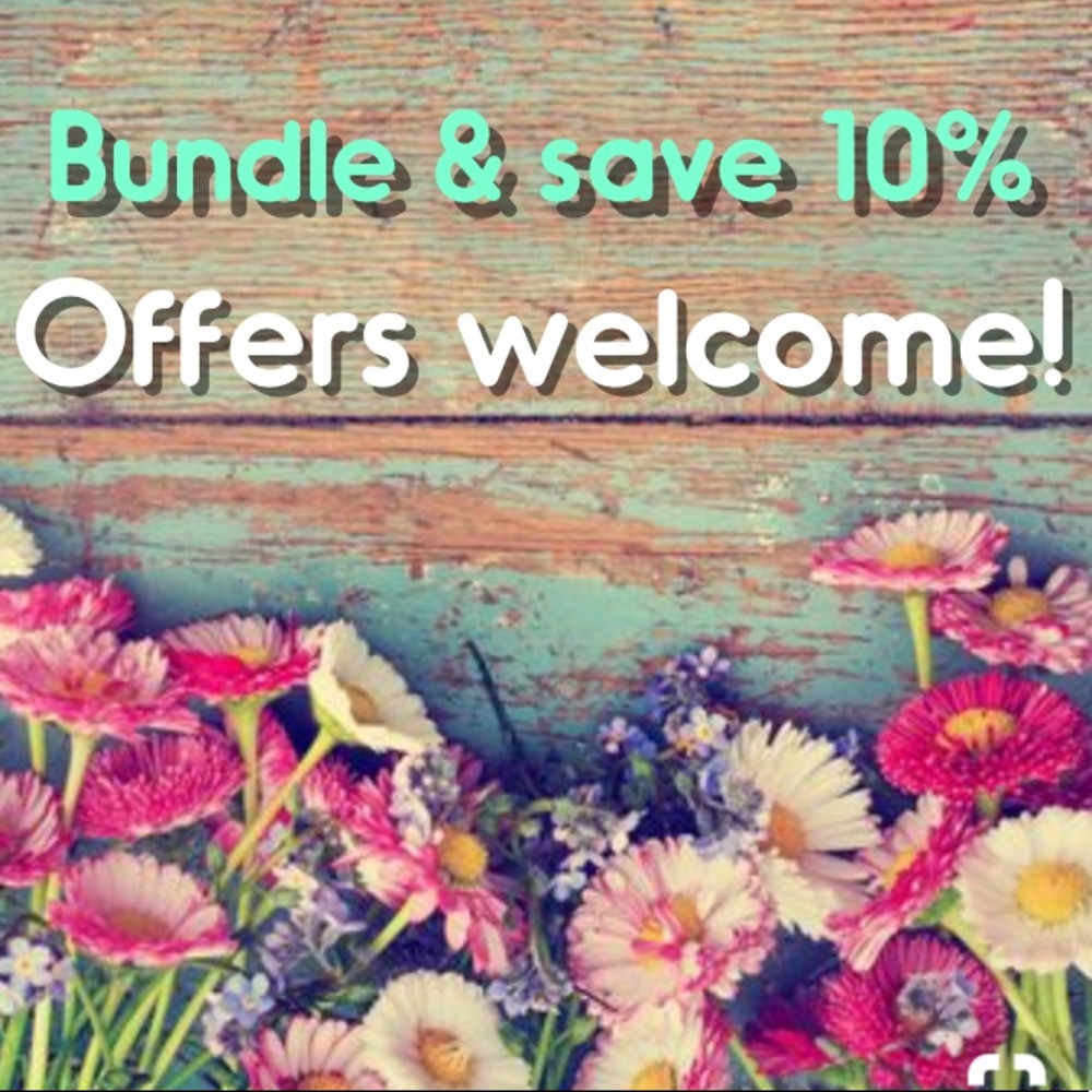 Save $ ~ Bundle items to save 10%!