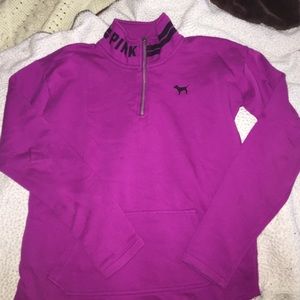 VS PINK FLEECE PULLOVER