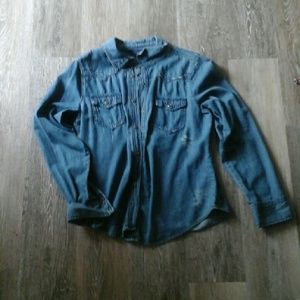 Denim Button Down