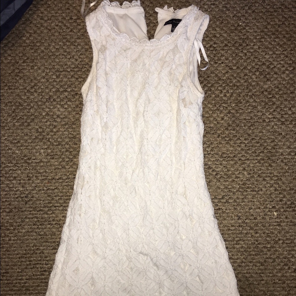 White lace dress size small