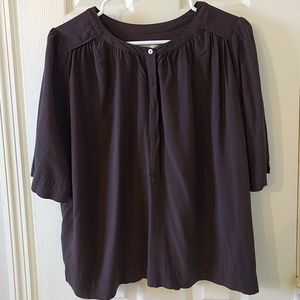 Brown henely top