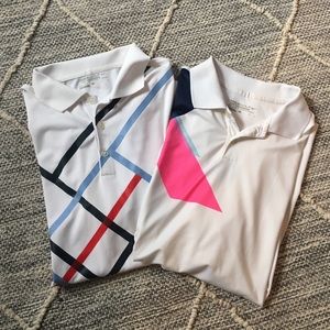 Two Nike Golf Dri-Fit shirts