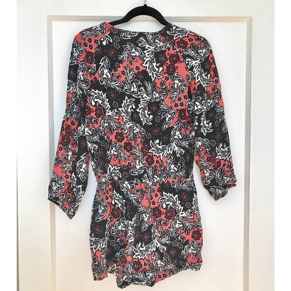 H&M Long Sleeve Floral Romper Size 6 - Picture 2 of 2