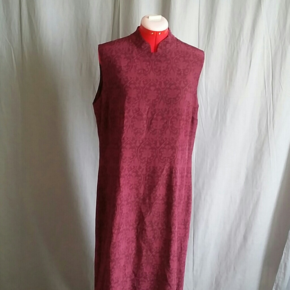 Women's SARAH CHAPMAN Dress 14 100% Silk
