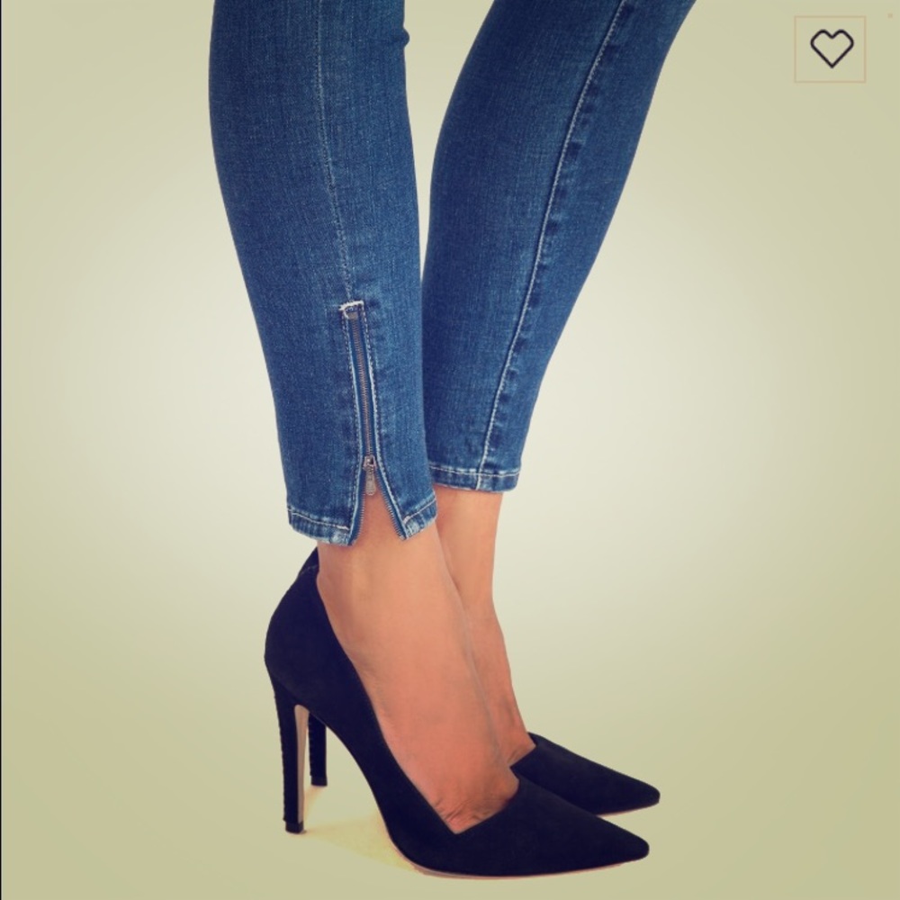 AG zip ankle jeans