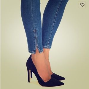AG zip ankle jeans