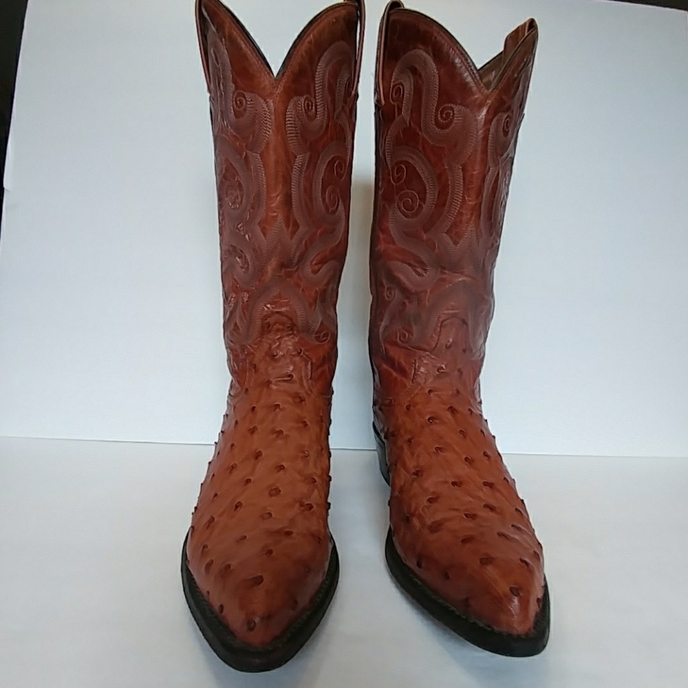 Ostrich Cowboy Boots