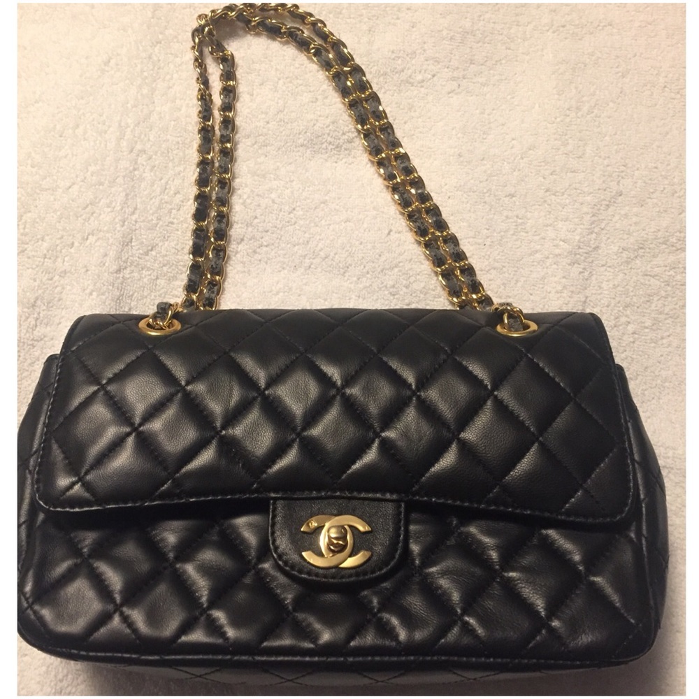 Vintage Double Flap Lambskin Chanel