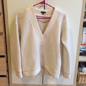 Steven Alan Boxy Cream Sweatshirt