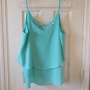 Tiered tank top blouse