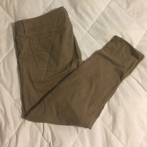 Camel color jeggings