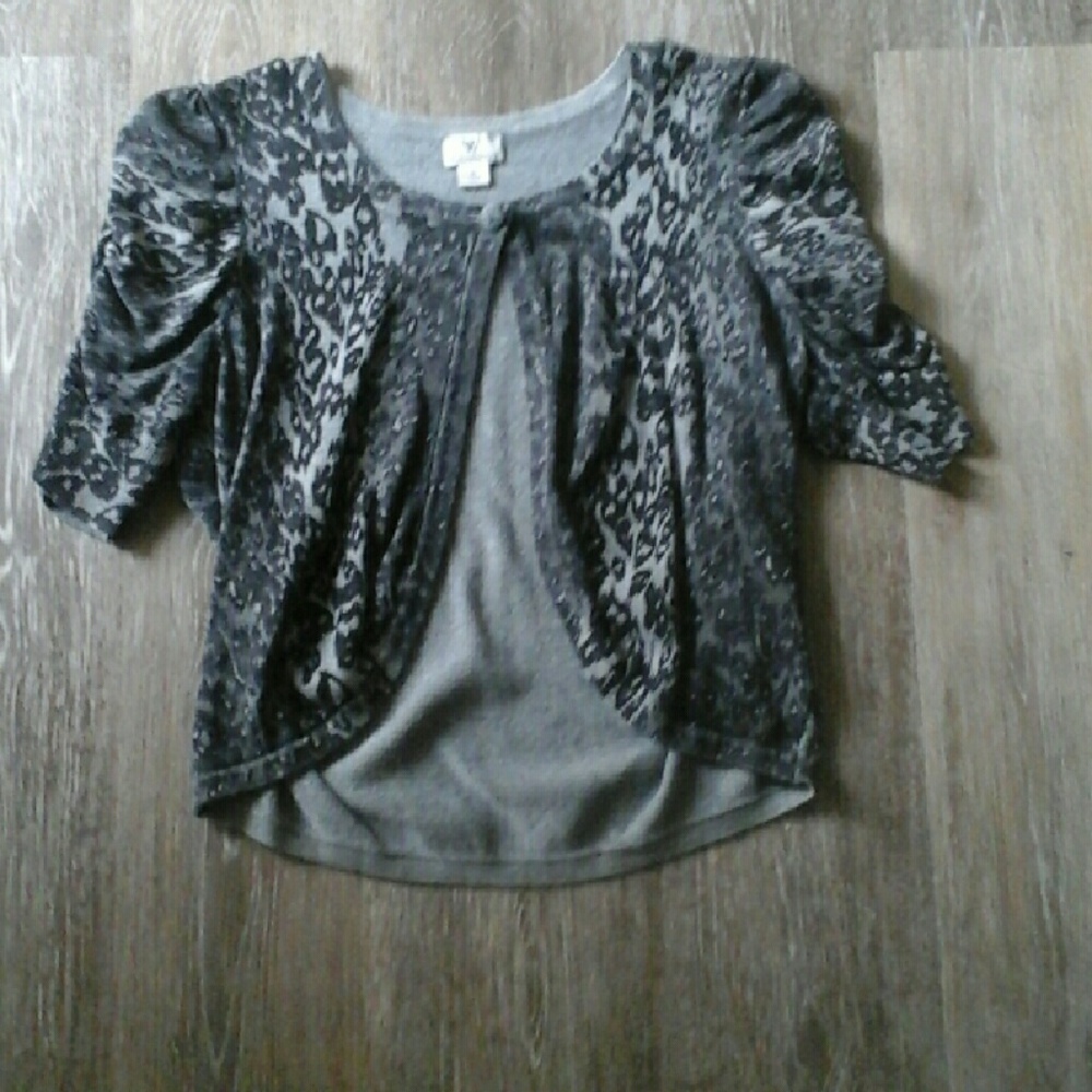 Cheetah Print Cardigan