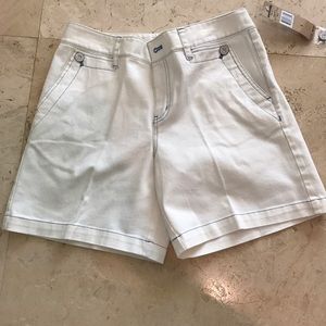 Lauren jeans company white shorts nwt
