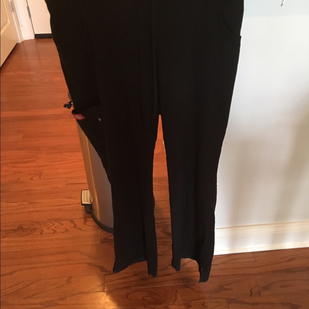 Black scrub pants