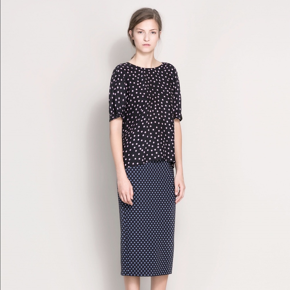 Zara Long Pencil Skirt- XS
