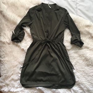 Olive green dress