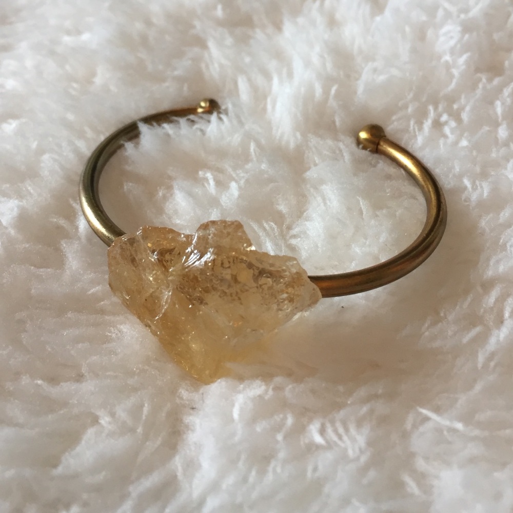 Gold crystal bangle bracelet NEW