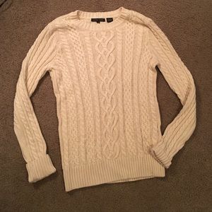 Cable knit sweater