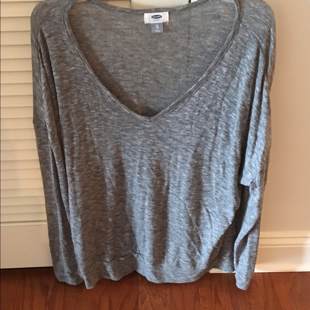 Gray sweater