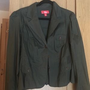 Dark green blazer