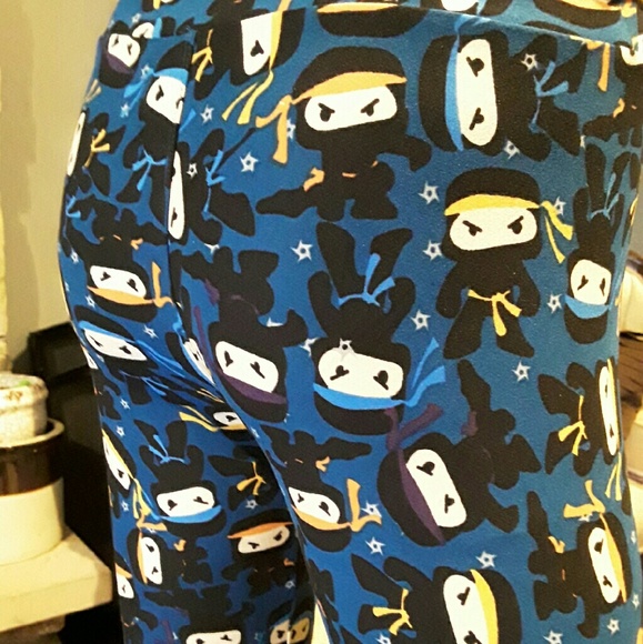 Lularoe Unicorn Rare Fun Ninja leggings - Picture 4 of 4