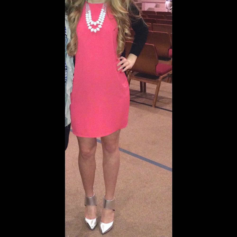 Pink Shift Dress