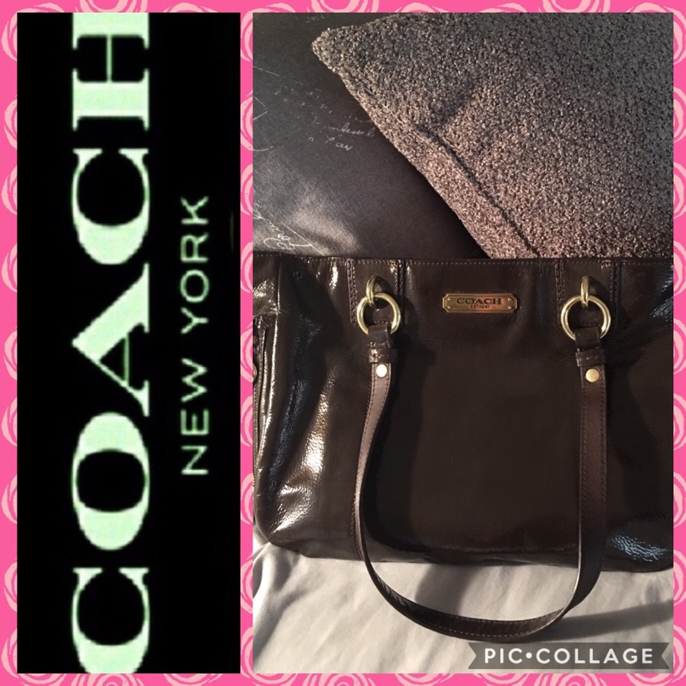 Coach brown authentic purse