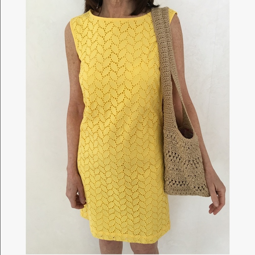 LOFT Ann Taylor Eyelet Dress