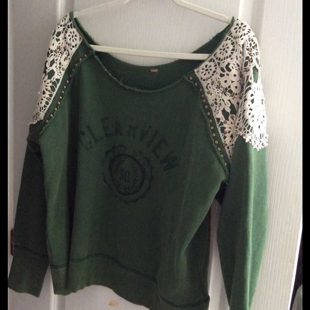 Free People! Never worn sweatshirt.