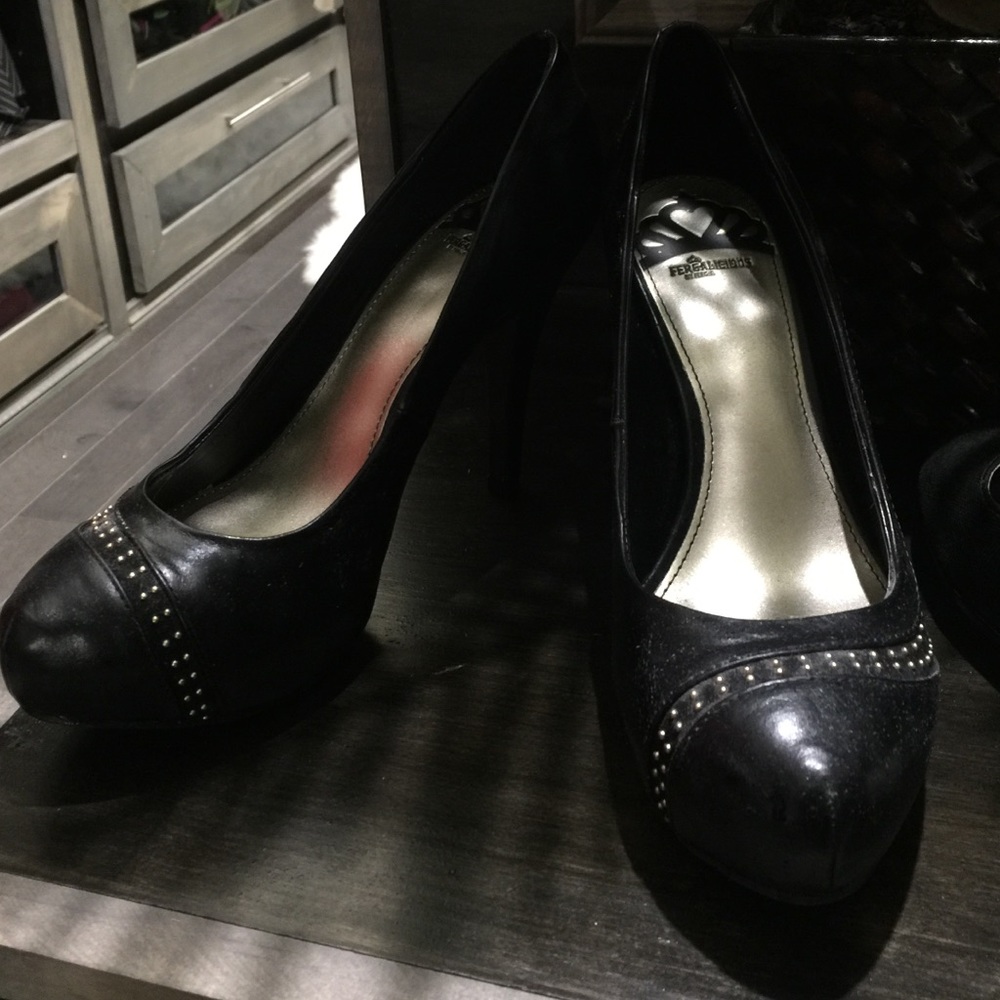 Black Fergalicious heels