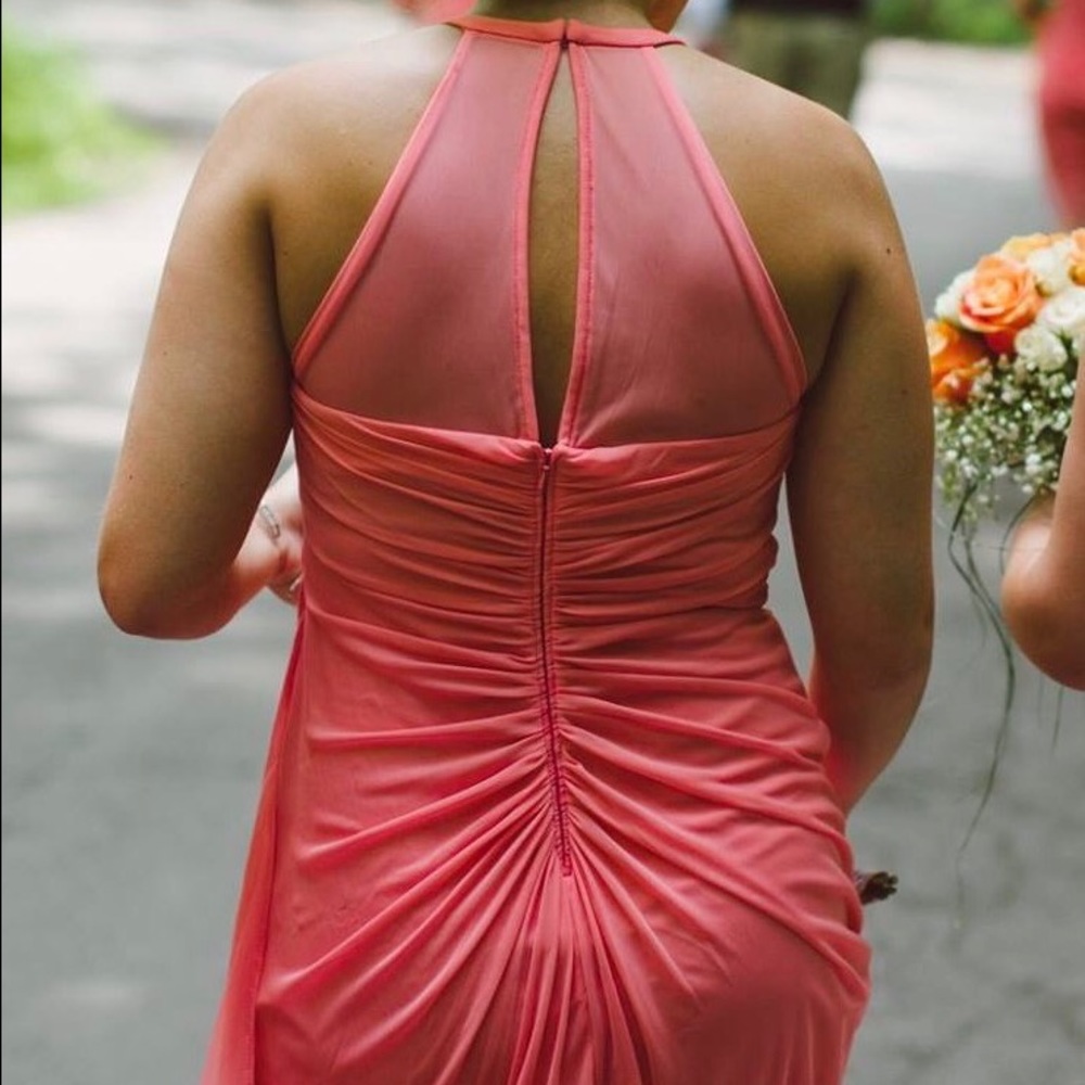 Coral dress