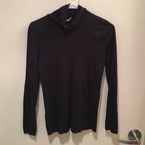 J. Crew Navy Tissue Turtleneck