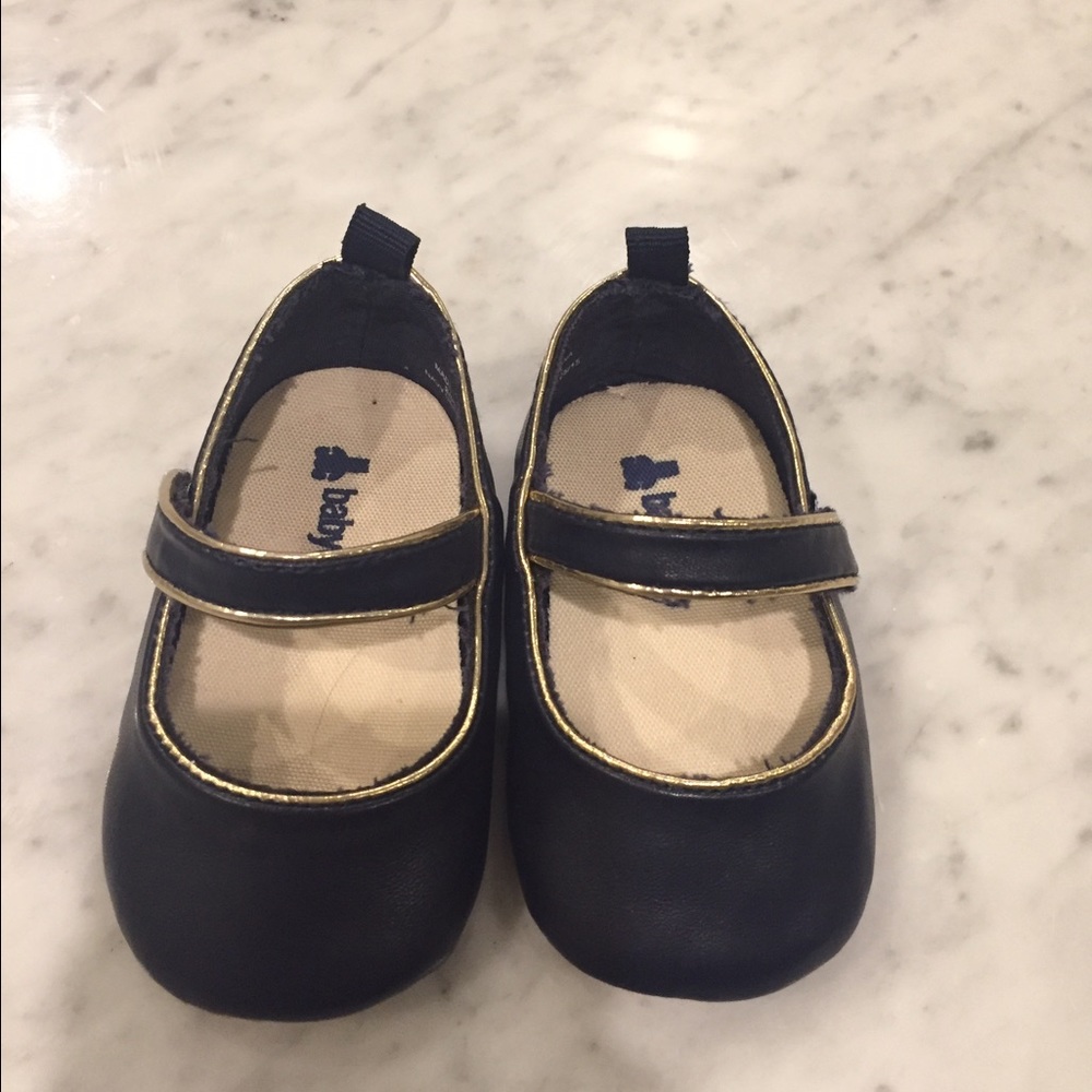 Gap Navy Blue with Gold Trim Shoes