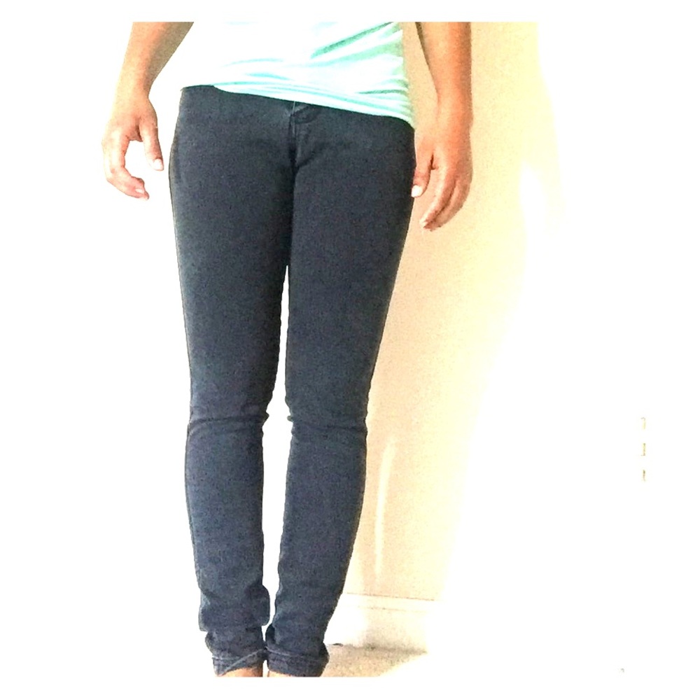 AMERICAN APPAREL HIGH WAIST SKINNY JEANS !!