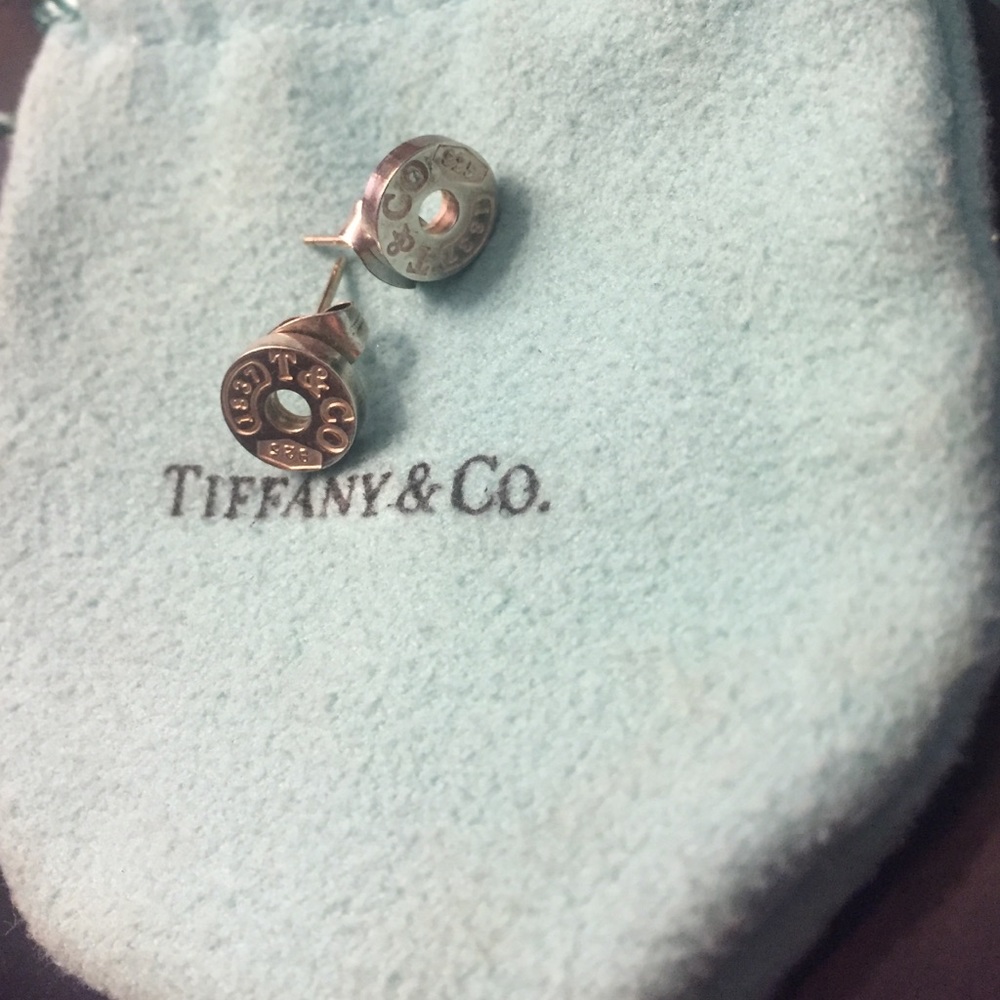 Sterling silver 1837 circle Tiffany & Co. earrings