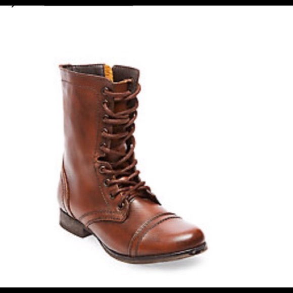 Steve Madden Troopa boots size7 brown leather - Picture 1 of 4