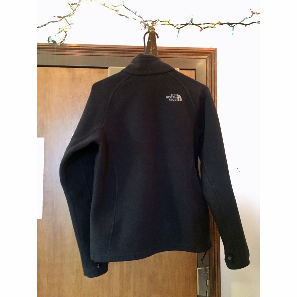 The North Face black zip up fleece - Picture 2 of 4