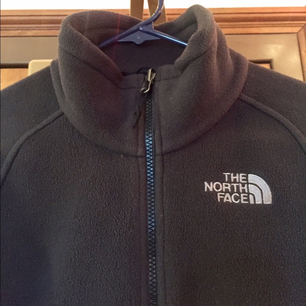 The North Face black zip up fleece - Picture 4 of 4